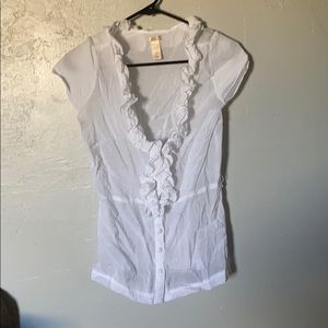 Voice ruffle shirt